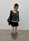 [MADE] Bassini Layered U-Neck Knit