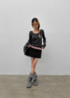 [MADE] Bassini Layered U-Neck Knit