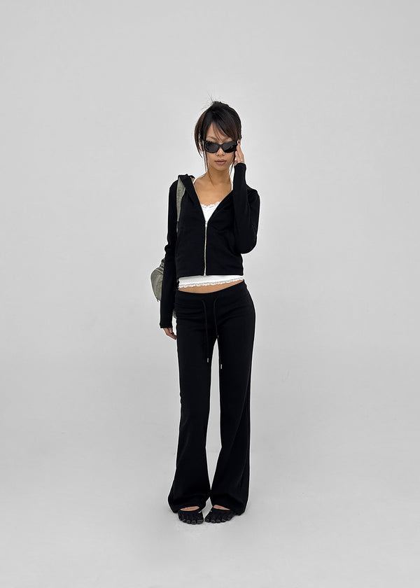 [MADE] Niar Low-Waist Slim Bootcut Elastic Pants