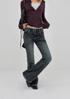 [MADE] Raffine Low-waist Bootcut Denim Pants