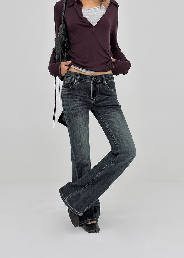 [MADE] Raffine Low-waist Bootcut Denim Pants