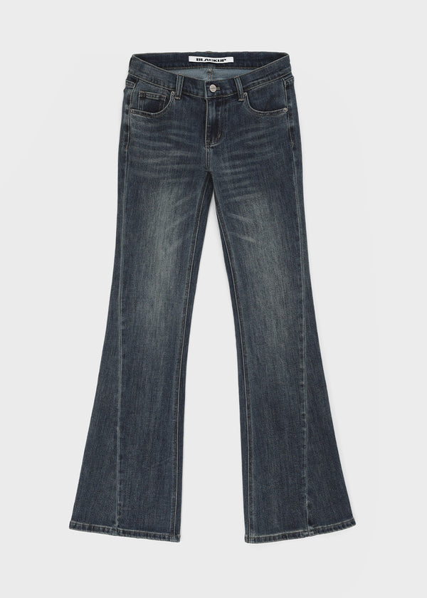 [MADE] Raffine Low-waist Bootcut Denim Pants