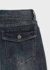 [MADE] Raffine Low-waist Bootcut Denim Pants