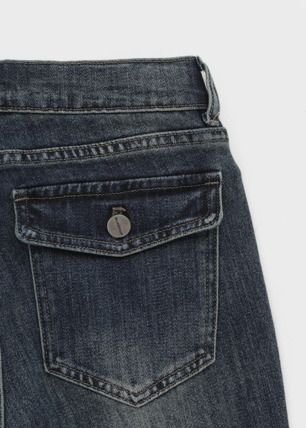 [MADE] Raffine Low-waist Bootcut Denim Pants