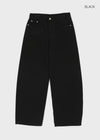 Chasy Semi-Balloon Wide Cotton Pants