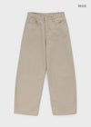 Chasy Semi-Balloon Wide Cotton Pants