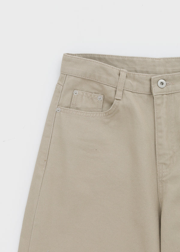Chasy Semi-Balloon Wide Cotton Pants