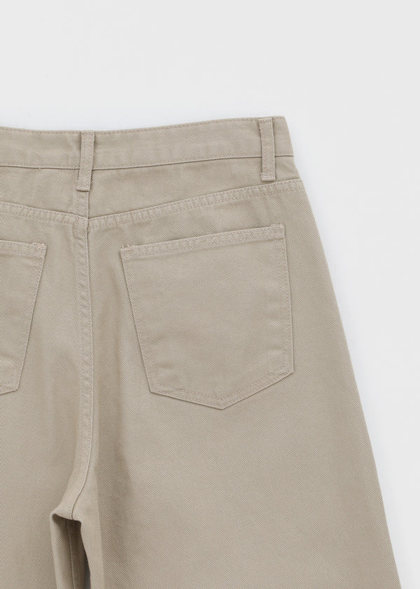 Chasy Semi-Balloon Wide Cotton Pants