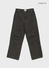 Mulberry Cut-out Washed Wide Pants