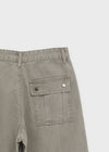 Mulberry Cut-out Washed Wide Pants