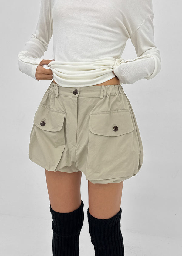 Bier Cargo Balloon Shorts