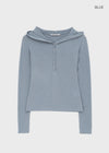 [MADE] Aki Hoodie Snap Long Sleeve T-Shirt