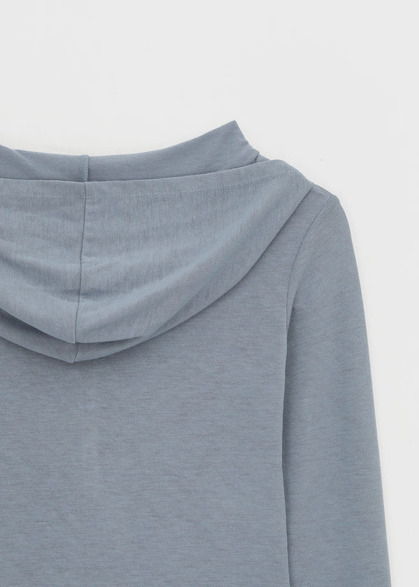 [MADE] Aki Hoodie Snap Long Sleeve T-Shirt