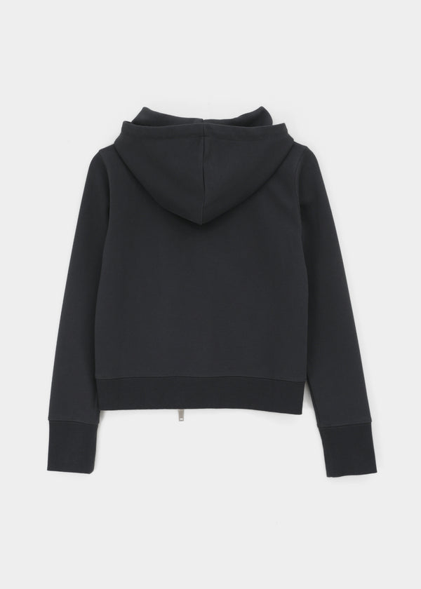 [MADE] Saniang Asymmetrical Rivet Zip-up Hoodie