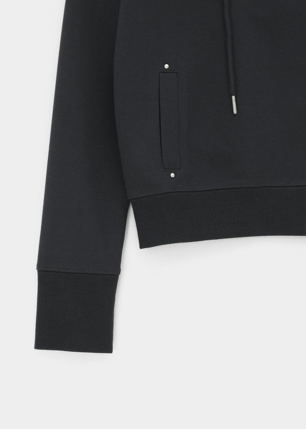 [MADE] Saniang Asymmetrical Rivet Zip-up Hoodie