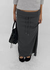 Berel folding maxi long skirt