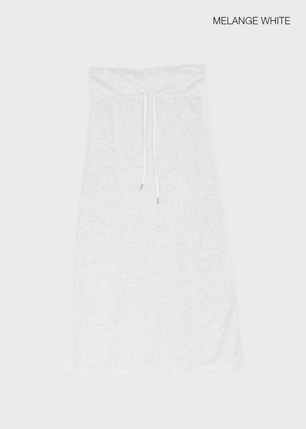 Berel folding maxi long skirt