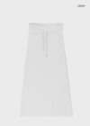 Berel folding maxi long skirt
