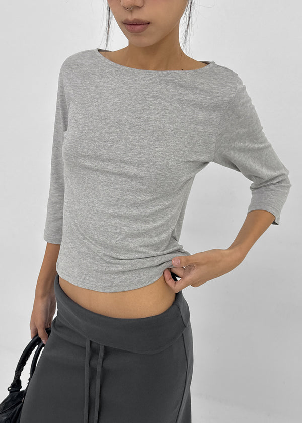 Maiden Boat Neck Sleeveless Tee