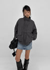 (UNISEX) Mellow Washed Two-Way High-Neck Jumper