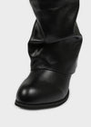 Avie folding buckle long boots