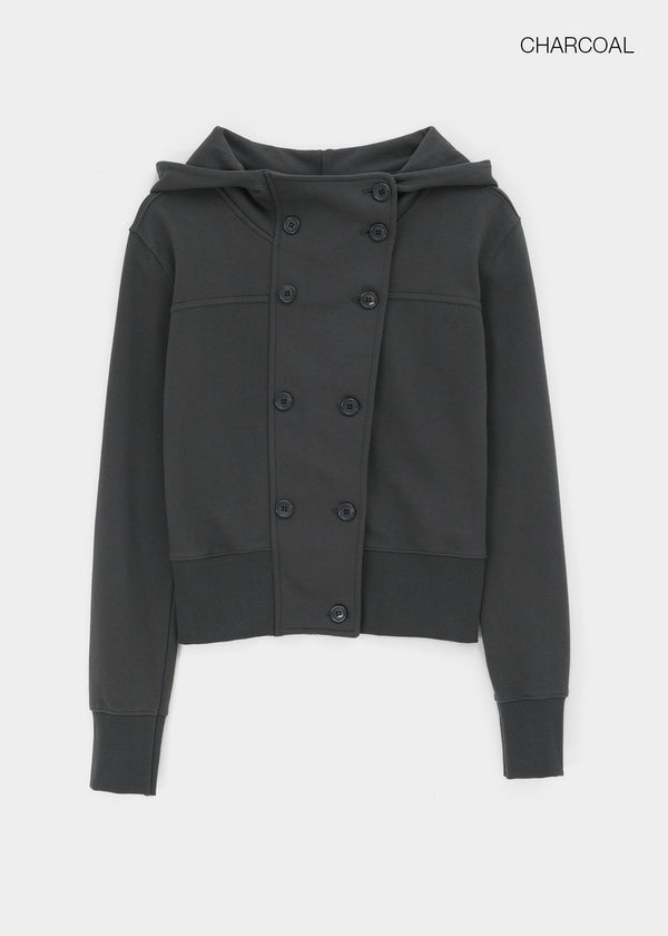 [MADE] Mirne Double Button Zip-up Hoodie