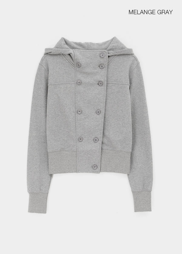 [MADE] Mirne Double Button Zip-up Hoodie