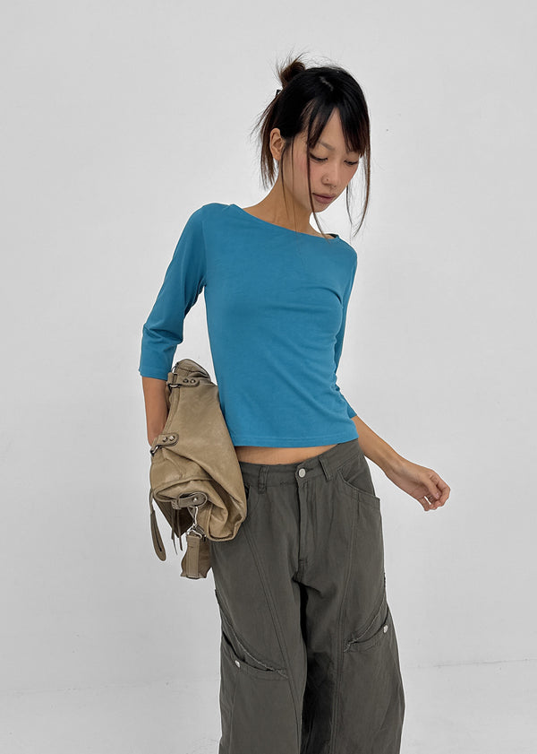 Maiden Boat Neck Sleeveless Tee