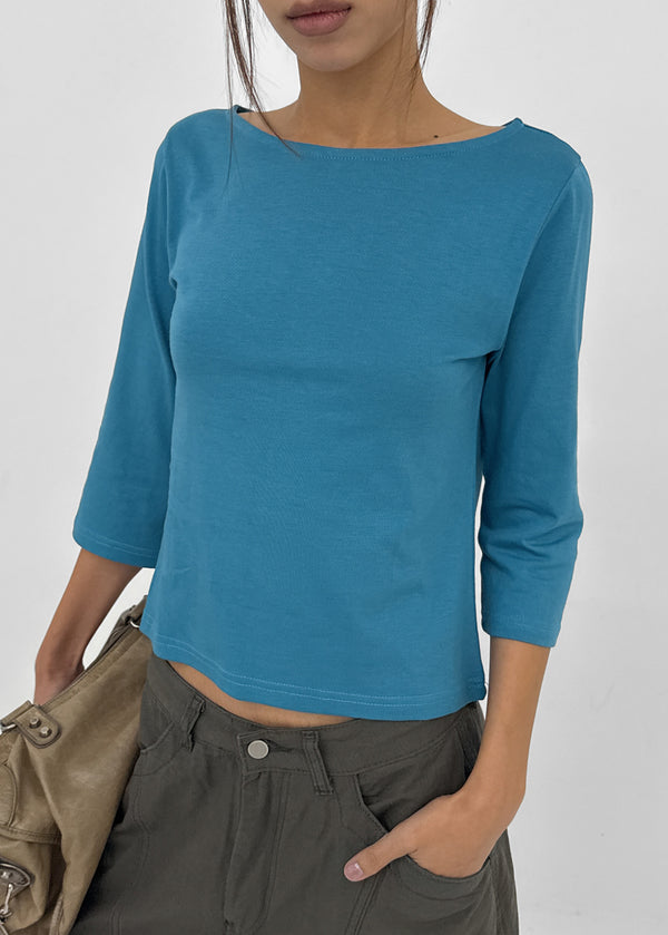 Maiden Boat Neck Sleeveless Tee