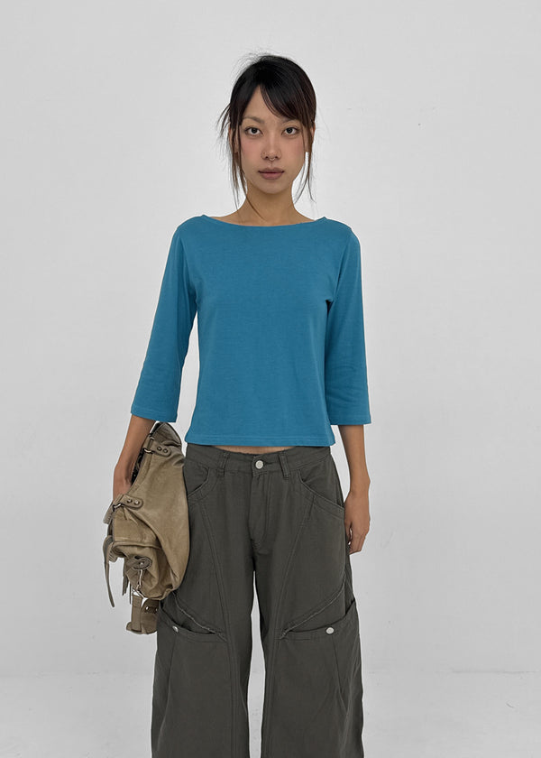 Maiden Boat Neck Sleeveless Tee