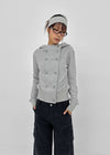 [MADE] Mirne Double Button Zip-up Hoodie