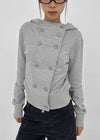 [MADE] Mirne Double Button Zip-up Hoodie