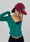 Milan Washed Embroidered Camp Cap