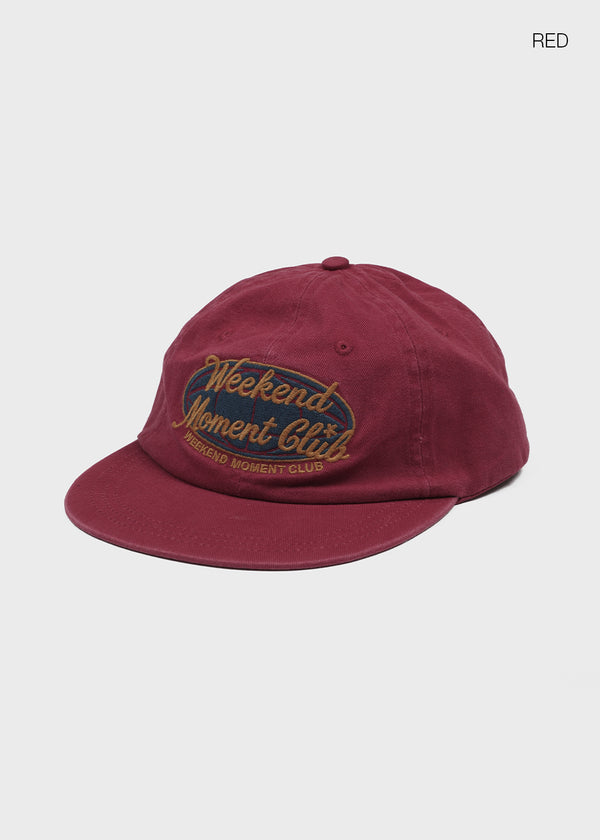 Milan Washed Embroidered Camp Cap