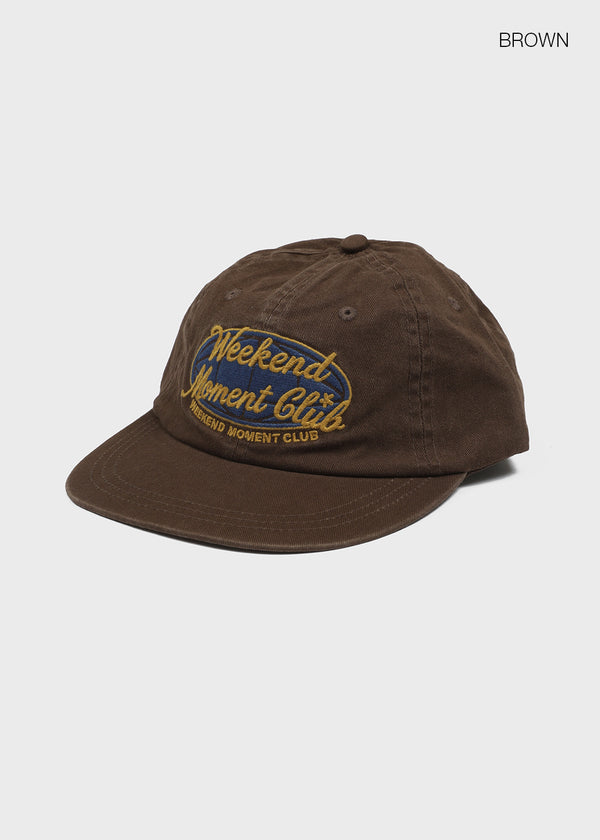 Milan Washed Embroidered Camp Cap