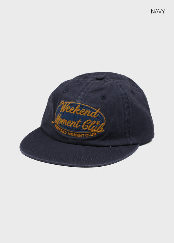 Milan Washed Embroidered Camp Cap