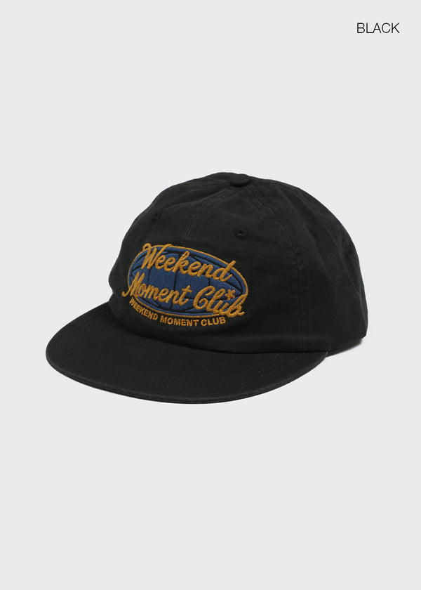 Milan Washed Embroidered Camp Cap