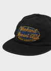 Milan Washed Embroidered Camp Cap