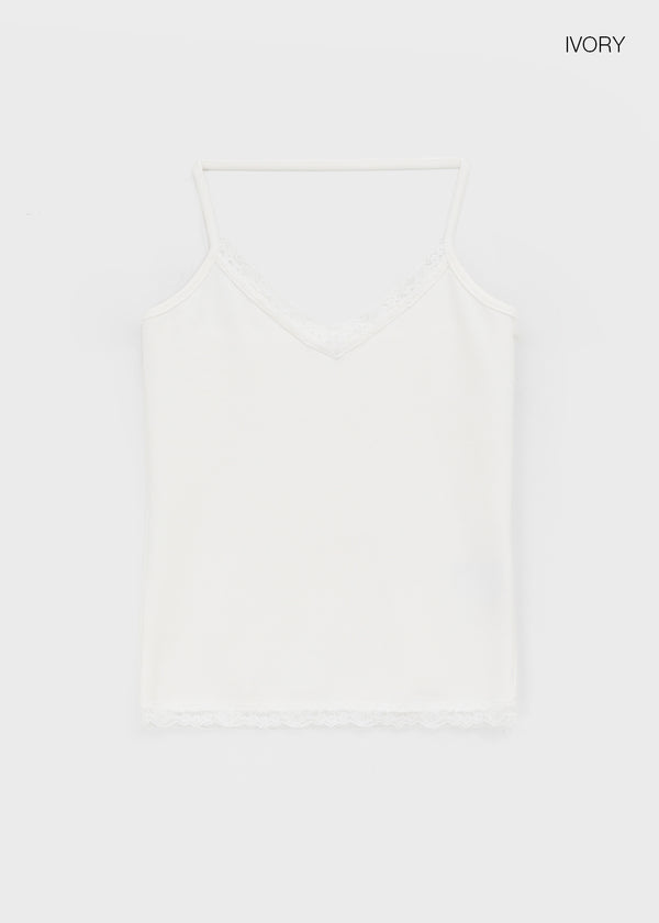 [MADE] Lizley Lace Halter Sleeveless