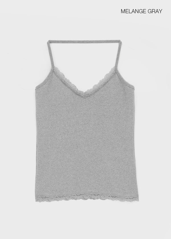 [MADE] Lizley Lace Halter Sleeveless
