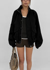 (UNISEX) Mellow Washed Two-Way High-Neck Jumper
