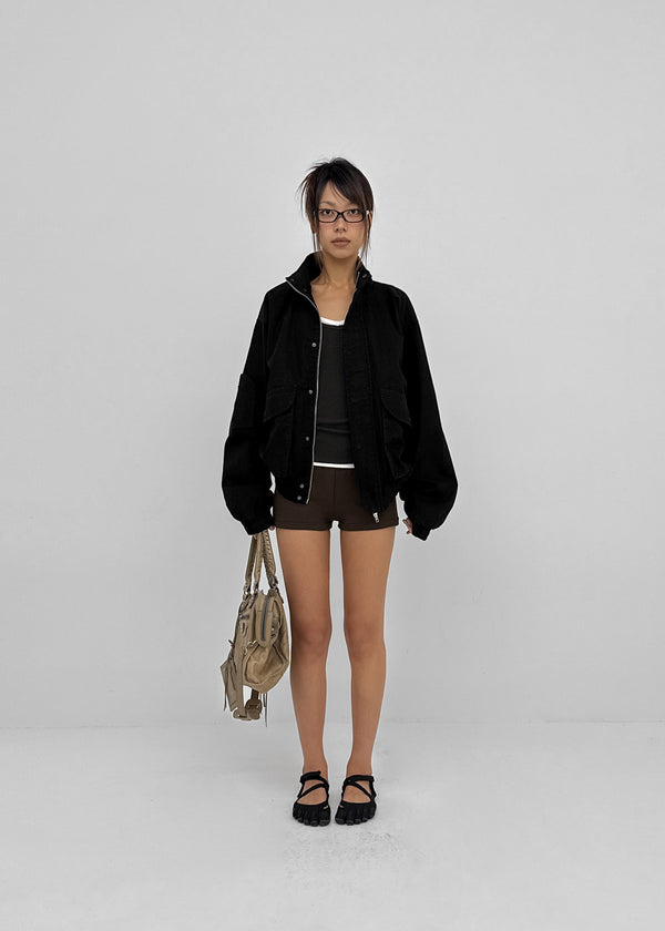 (UNISEX) Mellow Washed Two-Way High-Neck Jumper