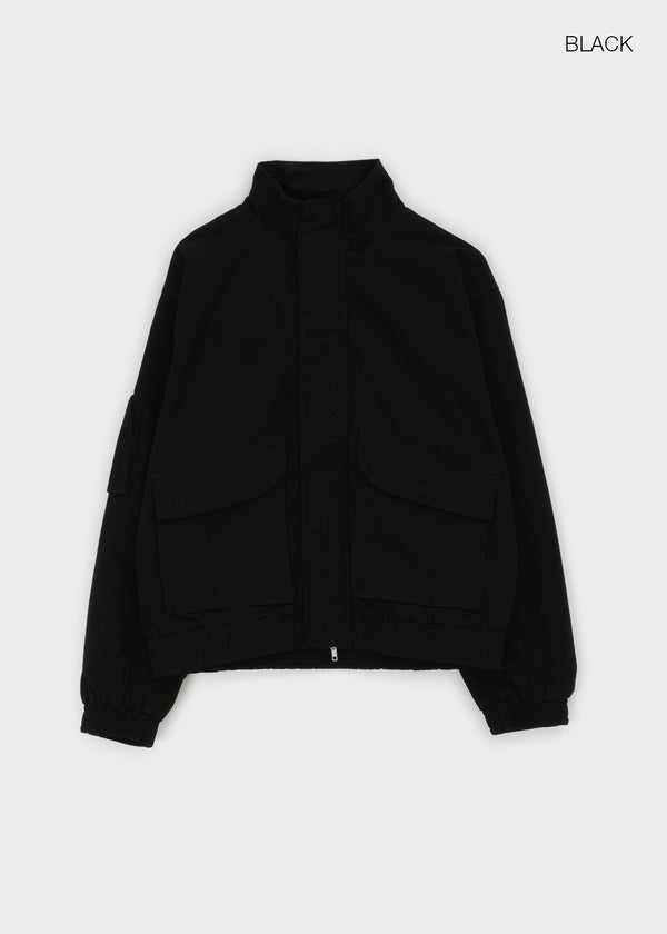 (UNISEX) Mellow Washed Two-Way High-Neck Jumper