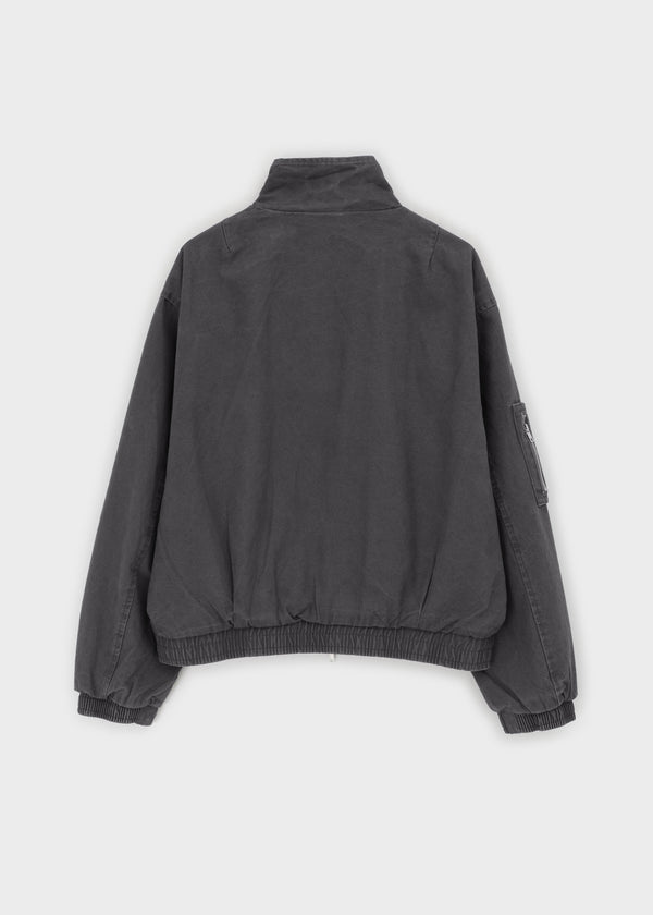 (UNISEX) Mellow Washed Two-Way High-Neck Jumper