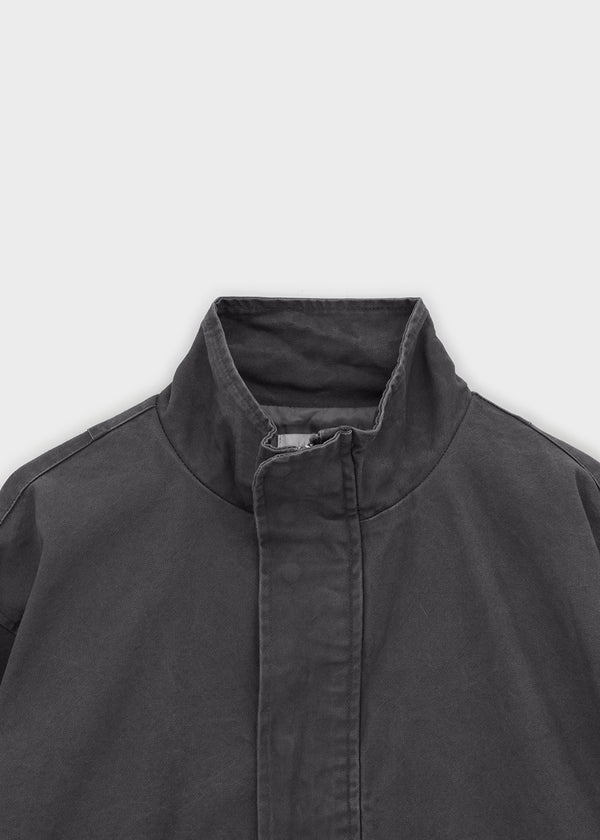 (UNISEX) Mellow Washed Two-Way High-Neck Jumper