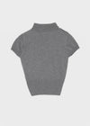[MADE] Chav Button Short Sleeve Knit