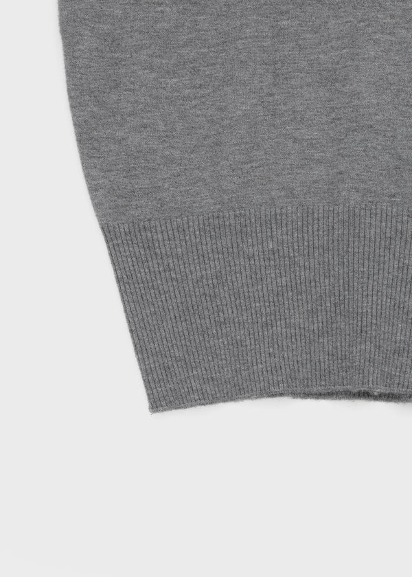 [MADE] Chav Button Short Sleeve Knit