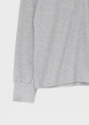[MADE] The Nell Waffle Henley Neck Long Sleeve Tee