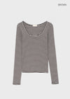 Gerudo Stripe U-neck Long Sleeve T-shirt