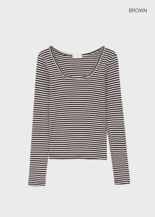 Gerudo Stripe U-neck Long Sleeve T-shirt